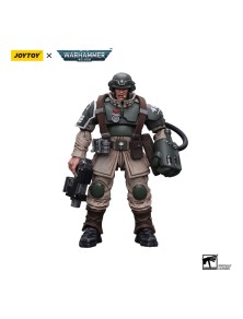 Warhammer 40k Action Figura 1/18 Astra Militarum Cadian Command Squad Veteran Sergeant Con Power Fist 12 Cm Joy Toy (cn)