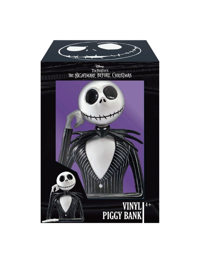 Nightmare Before Natale Figural Bank Deluxe Box Jack Busto Con Figure Int.