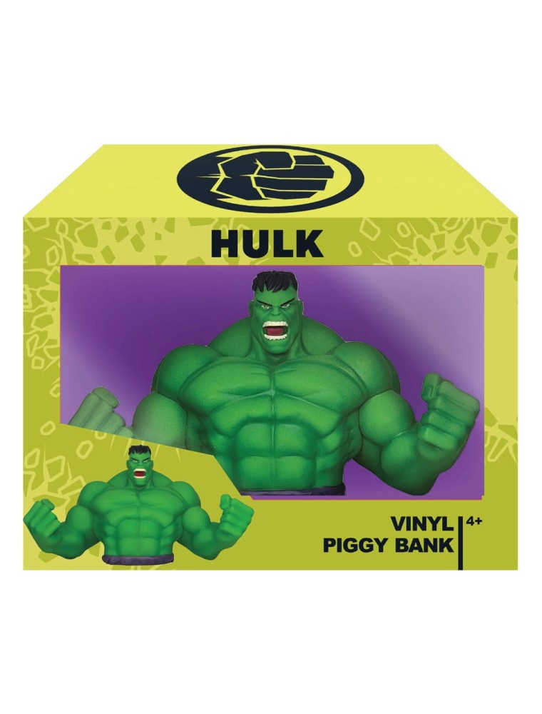 Avengers Figural Bank Deluxe Box Set Hulk Busto Con Figure Int.