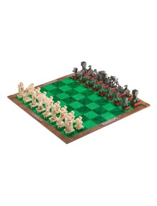 Minecraft Chess Set Overworld Heroes Vs. Hostile Mobs Noble Collection