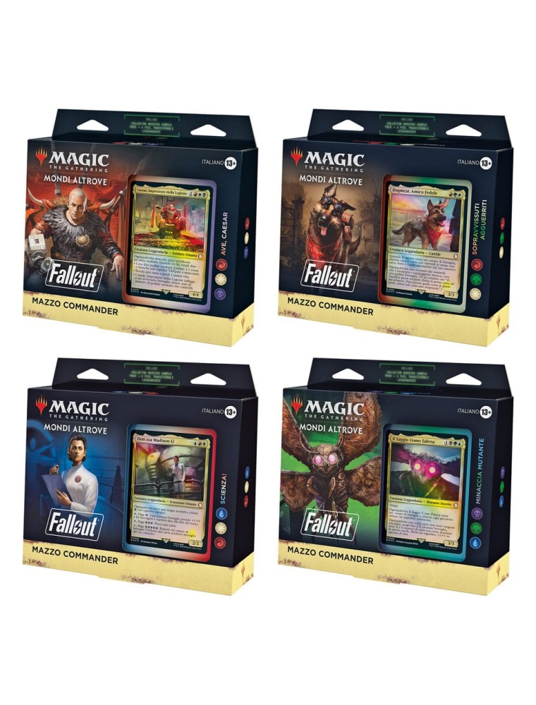 Magic The Gathering Univers Infinis: Fallout Commander Decks  Italian Wizards of the Coast