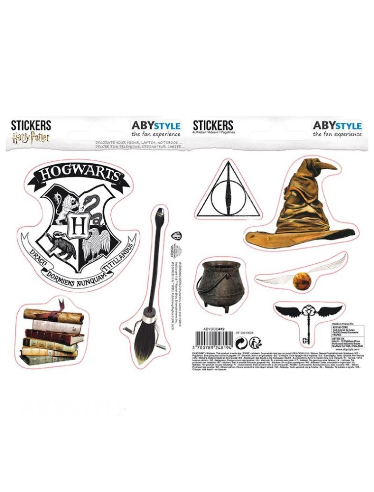 Harry Potter - Adesivi - 16x11cm/ 2 Fogli - Magical Objects