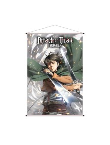 ATTACK ON TITAN LEVI WALLSCROL 60X90 Wall Scroll Sakami Merchandise