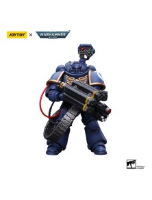 Warhammer 40k Action Figura 1/18 Ultramarines Desolation Marine Con Castellan Launcher (superfrag) 12 Cm Joy Toy (cn)