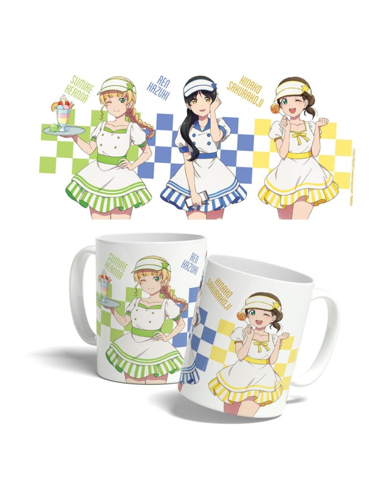 Love Live! Superstar!! Tazza American Diner Sumire, Ren, Kinako 325 Ml Popbuddies