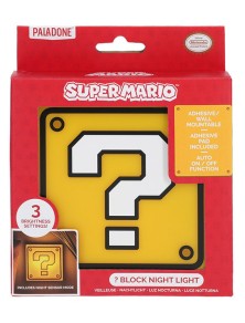 PALADONE NIGHT LIGHT SUPER MARIO QUESTION BLOCK NINTENDO SUPER MARIO - LAMPADE