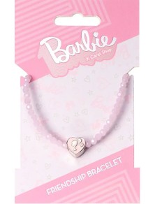 BRACCIALETTO BARBIE PERLE ROSA E CUORE BARBIE - ACCESSORI