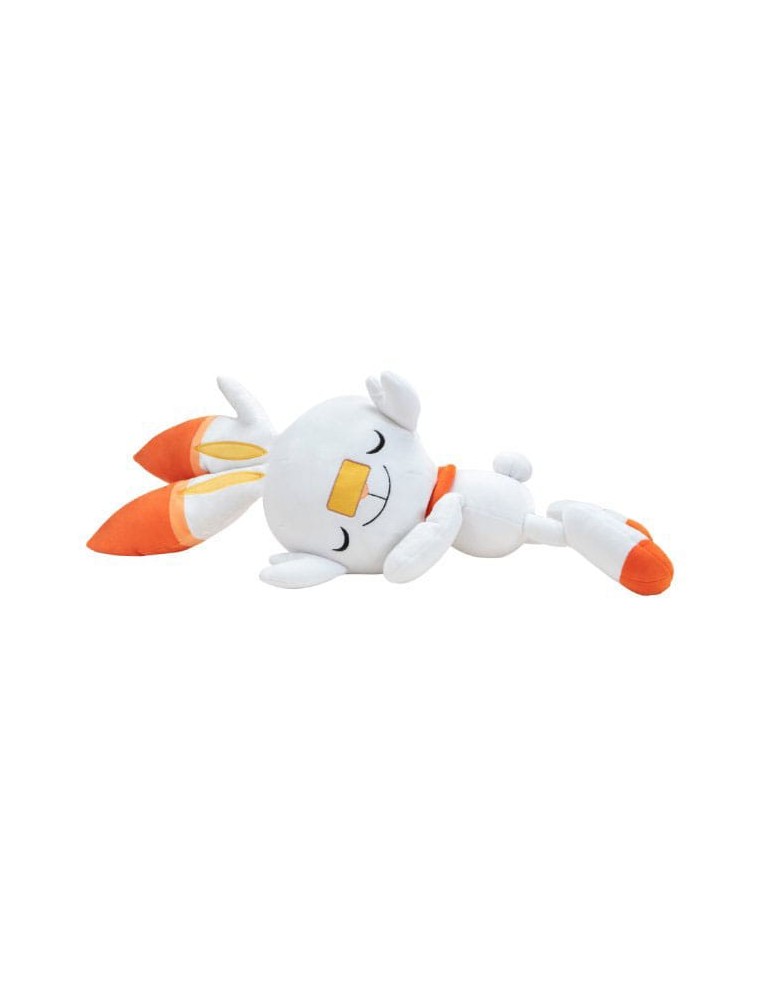 Pokémon Peluche Figura Sleeping Scorbunny 45 Cm Jazwares