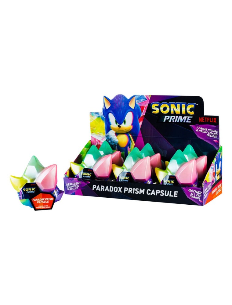 Sonic Prime Action Figures 7 Cm Paradox Prism Capsule Display (6) BOTI