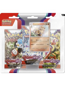 POKEMON SCARLATTO E VIOLETTO 01 BLISTER 3 BUSTE + 1 CARD POKEMON - CARTE DA GIOCO/COLLEZIONE