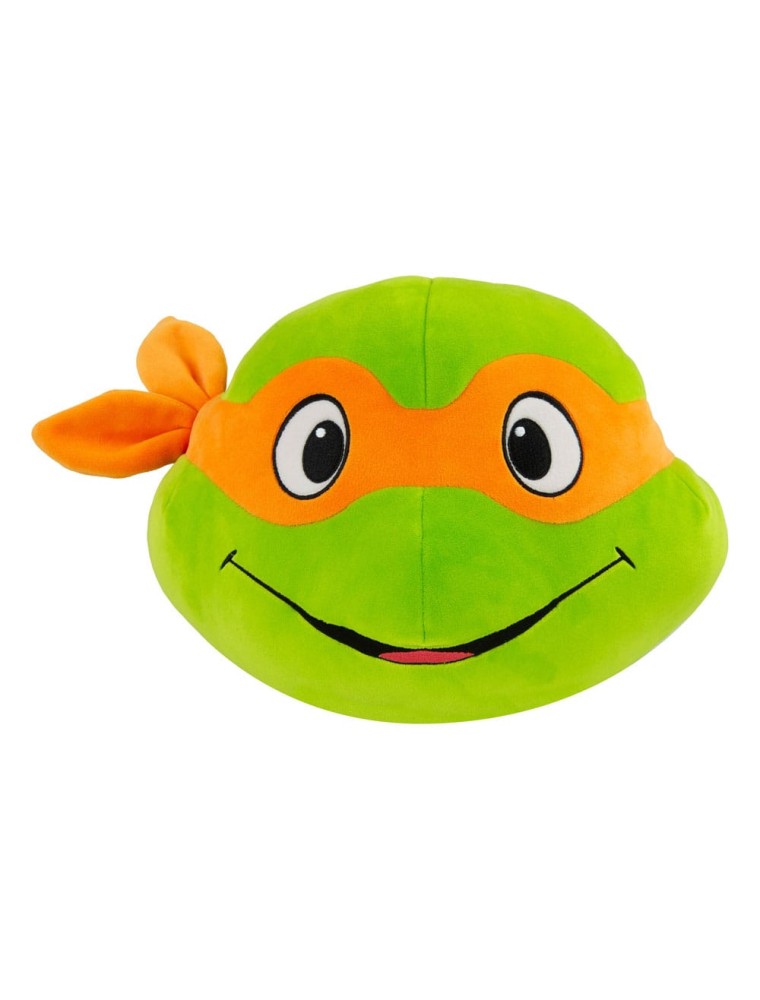 Tartarughe Ninja Mocchi-mocchi Mega Peluche Figura Michelangelo Head 27 Cm Tomy