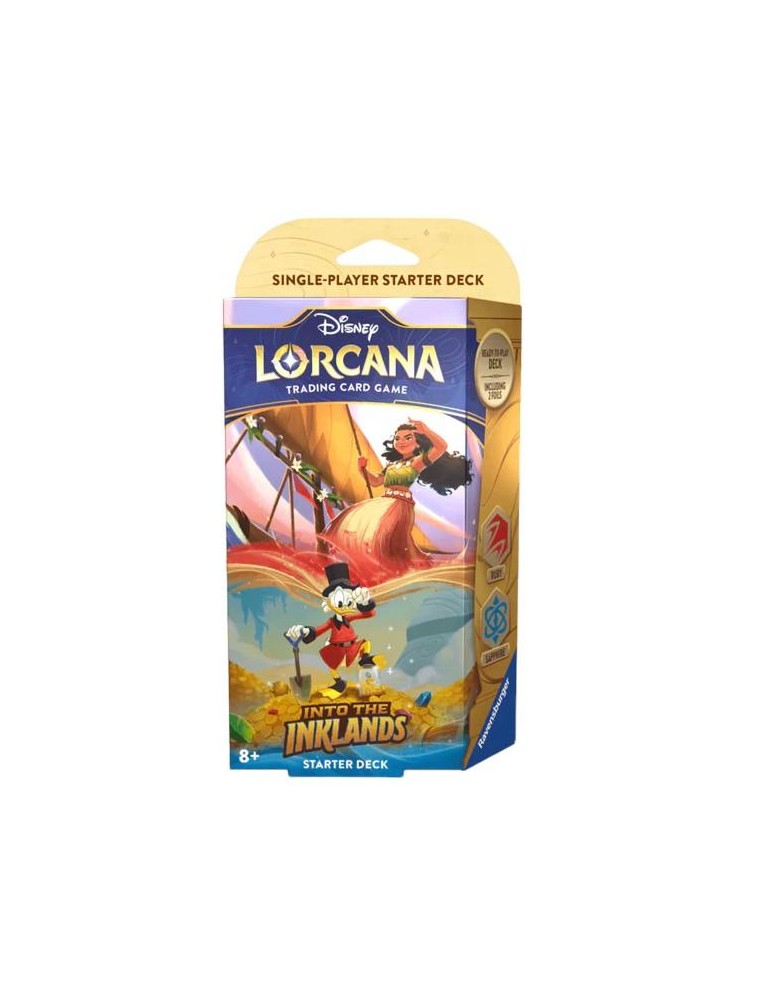 Disney Lorcana - Into the Inklands Starter Deck Ruby/Sapphire ENG Ravensburger