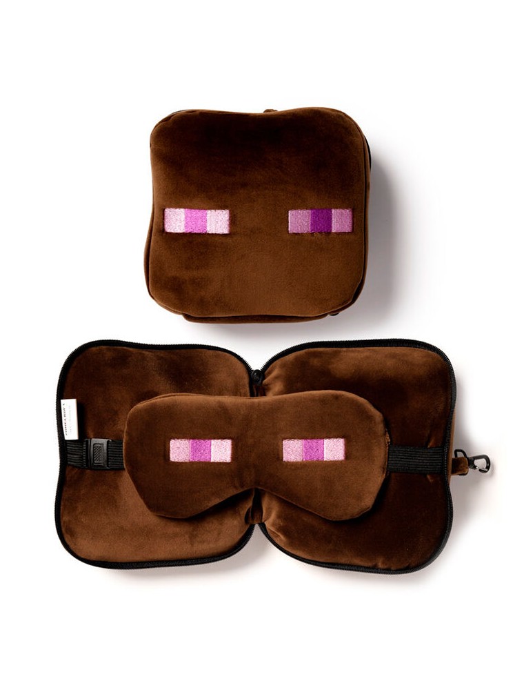 Resteazzz Minecraft Enderman Da Viaggio Cuscino Eye Mask Puckator