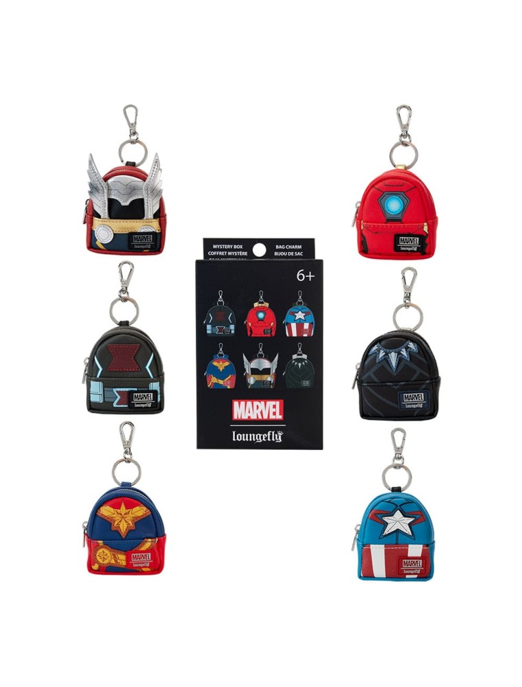 Marvel By Loungefly Portachiavis Avengers Mini Zaino Blind Box  Loungefly