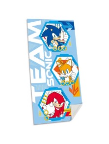 Sonic The Hedgehog Cotone Telo Mare Bambino Licensing