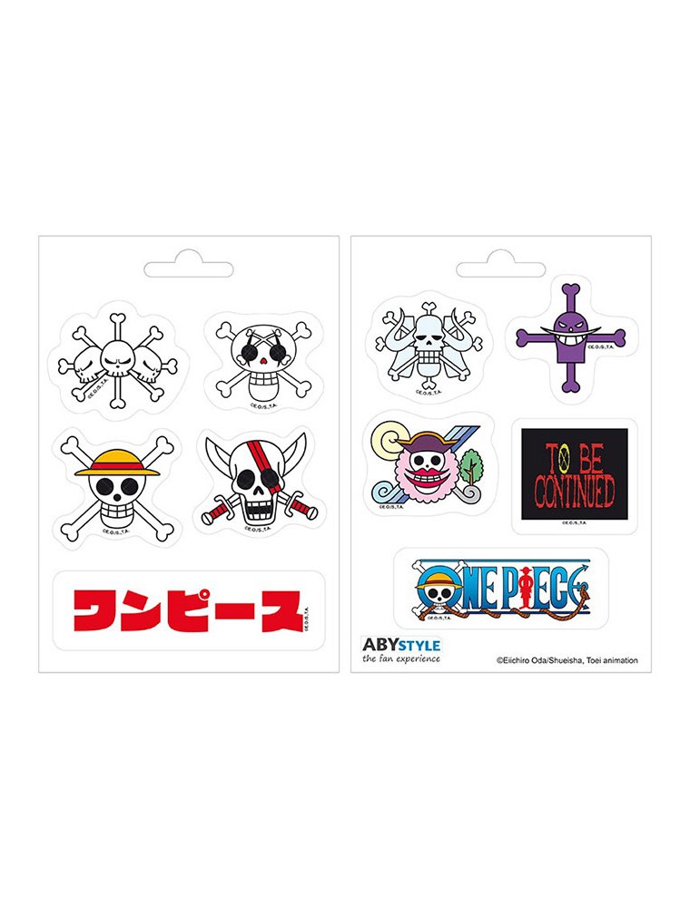 STICKERS ONE PIECE EMPERORS SKULLS ANIME ONE PIECE - GADGET