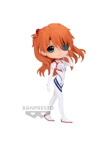 Evangelion 3.0 Asuka Shikinami Langley Plugsuit Style Ver. B Q Posket Figura 14cm Banpresto