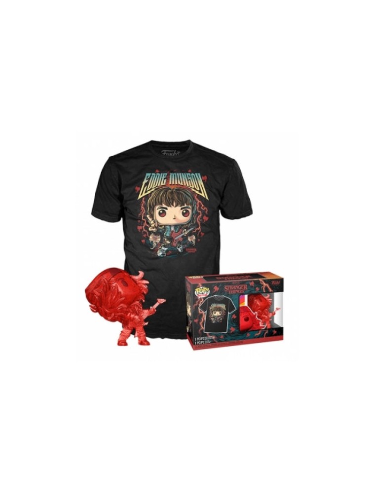 FUNKO TEE + POP STRANGER THINGS HUNTER EDDIE W/GUITAR M TV SERIES STRANGER THINGS - FUNKO