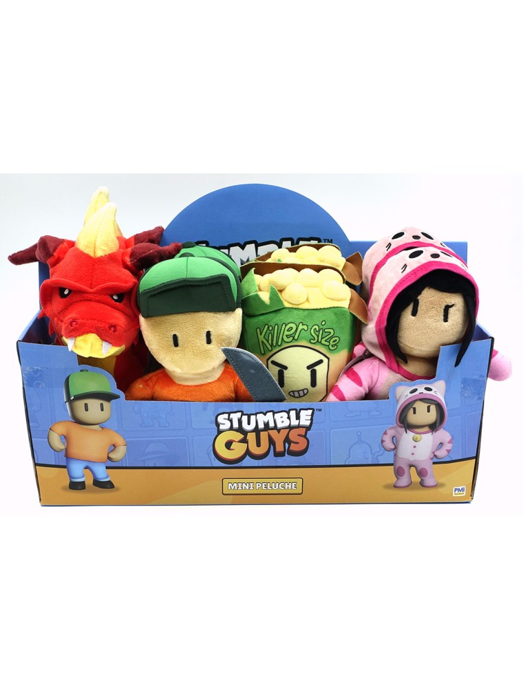 PELUCHE STUMBLE GUYS 20CM DISPLAY DA 8PZ VIDEOGAMES - PELUCHE