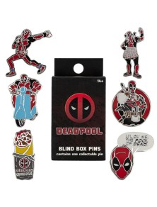 Marvel Loungefly Enamel Pins Blind Box Assortment Deadpool  Funko