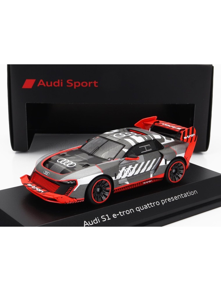 AUDI - S1 E-TRON QUATTRO N 0 PRESENTATION 2023 - SILVER RED BLACK