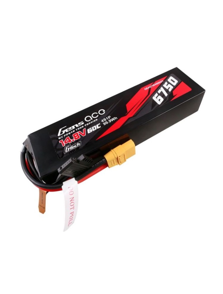 GENS ACE - LiPo Car 14,8v 6750m 60C XT90 4s1p G-Tech Gens Ace