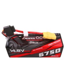 GENS ACE - LiPo 14,8v 6750mAh Hardcase 60C 4s1p XT90 G-Tech GensAce