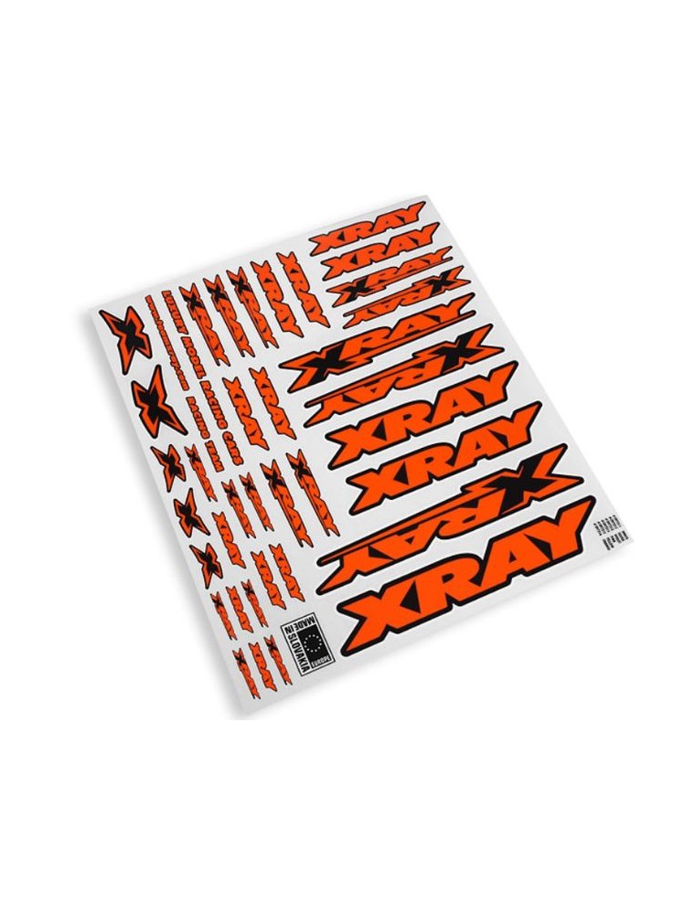 XRay - ADESIVI XRAY ARANCIONE FLUO PER CARROZZERIE