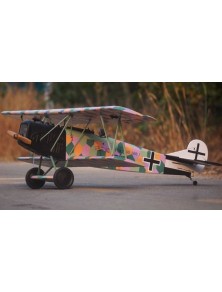 VQ MODEL - Fokker D7m camouflage 1730mm 17-20cc benzina o classe 90 elettrico ARF