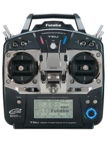 Futaba - RADIO 10J 10ch   2,4Ghz MODE 1 RX R3008SB TELEMETRIA S-FHSS