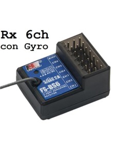 FLY SKY - RX BS6 ricevente 6ch 2,4Ghz con giroscopio ricambio radio GT5