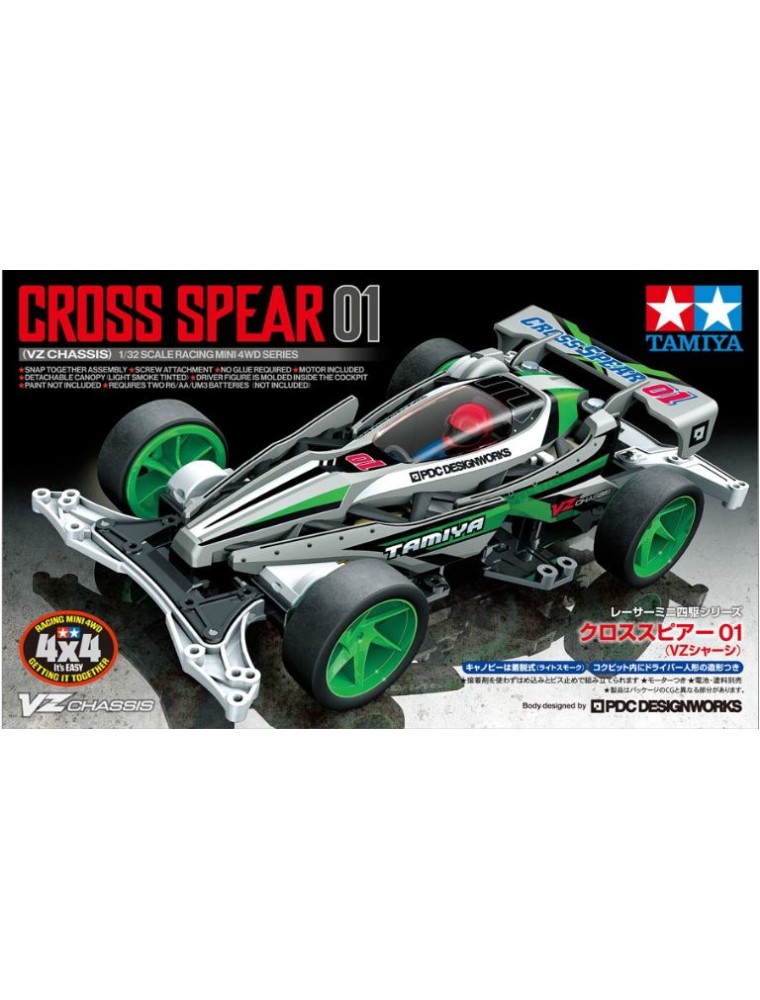 Tamiya - Cross Spear 01 Telaio Vz Chassis Mini4wd