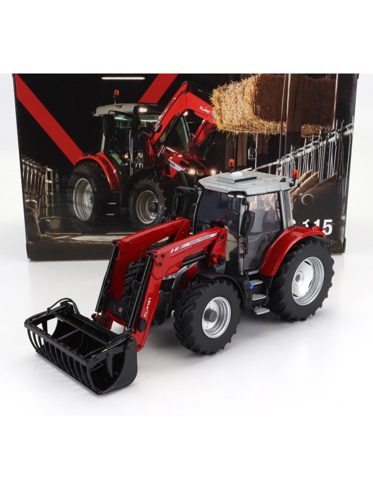 copy of MASSEY FERGUSON - MF5S.115 TRACTOR WITH FRONT LOADER 2022 - RED GREY