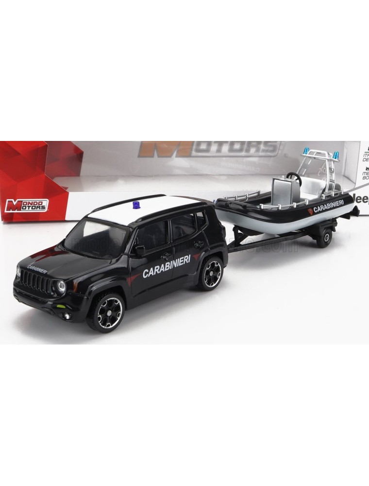 JEEP - RENEGADE CARABINIERI CON CARRELLO E GOMMONE 2017 - TRAILER AND MOTORBOAT - BLUE