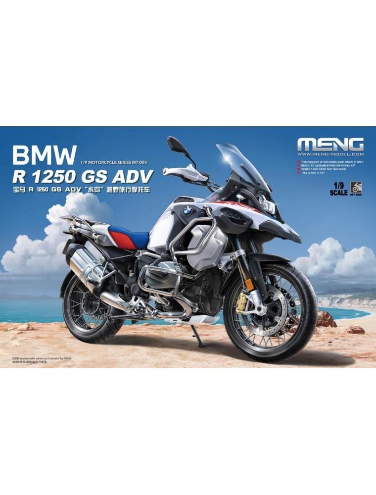 MENG - 1/9 BMW R 1250 GS ADV (Pre-colored Edition)