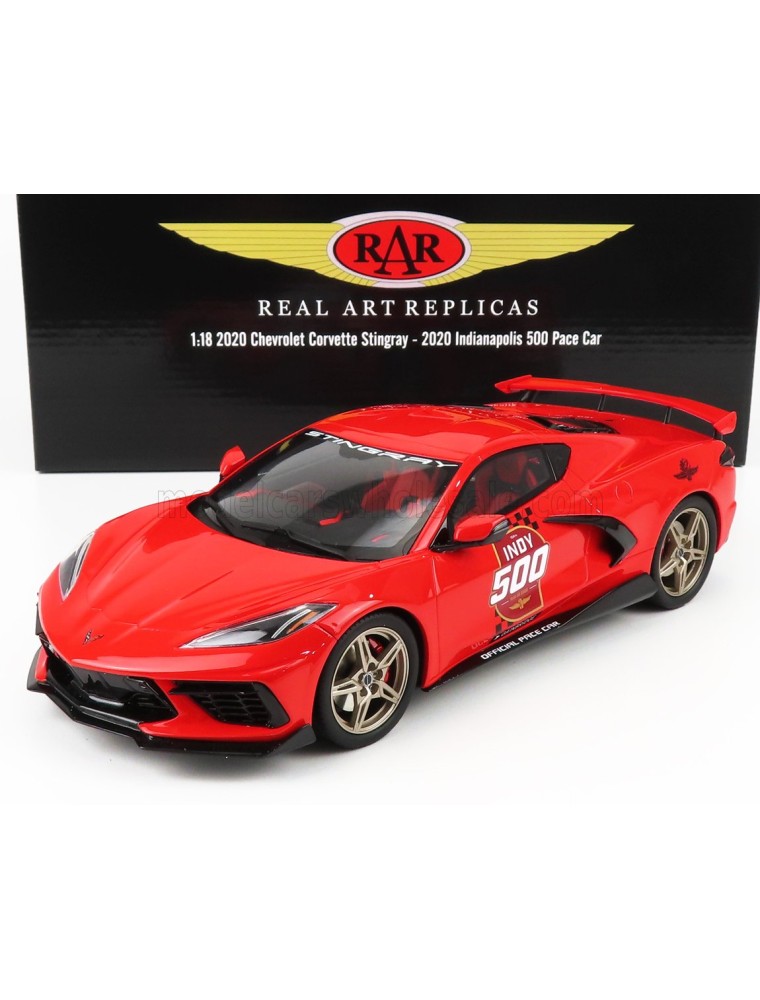 CHEVROLET - CORVETTE C8 OFFICAL PACE CAR INDIANAPOLIS 500 MILE RACE 2020 - RED