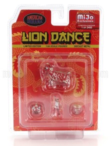 FIGURES - SET 4X LION DANCE 2 - RED