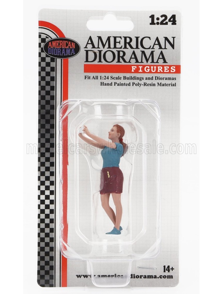 FIGURES - GIRL SELFIE - BLUE BROWN