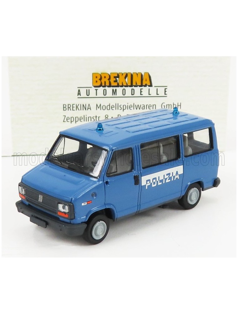 FIAT - DUCATO MINIBUS POLIZIA 1981 - LIGHT BLUE