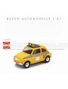 FIAT - 500 F CLOSED ROOF USA TAXI 1965 - YELLOW BLACK