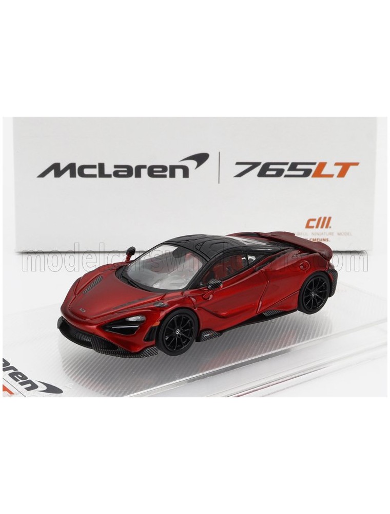 McLAREN - 765LT WITH RACING SET WHEELS 2020 - RED BLACK