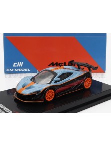 McLAREN - P1 GTR N 0 2015 - BLACK LIGHT BLUE ORANGE