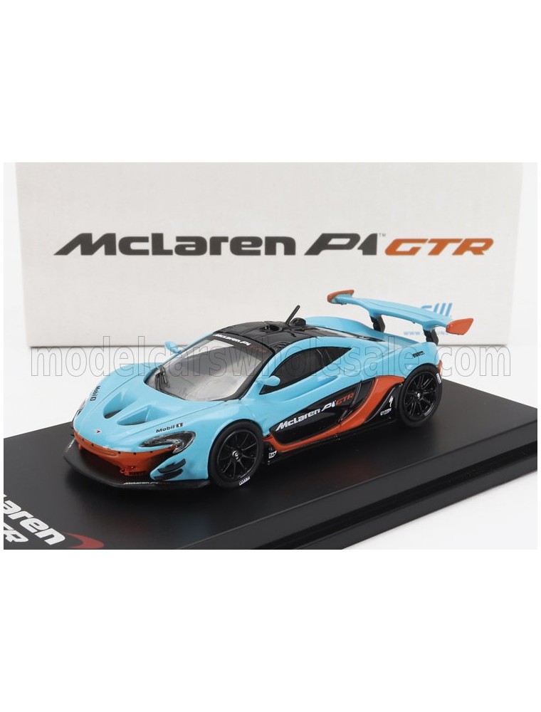 McLAREN - P1 GTR N 0 2015 - LIGHT BLUE ORANGE