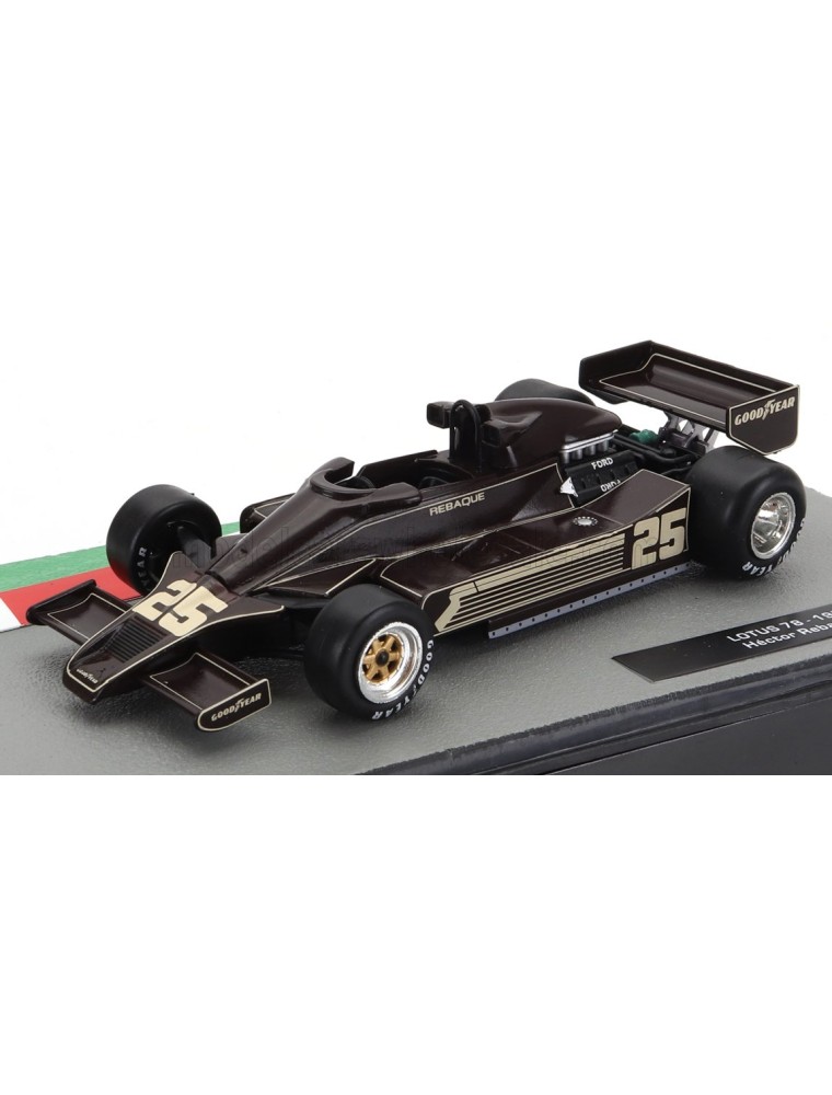 LOTUS - F1  78 N 25 SEASON 1978 HECTOR REBAQUE - DARK BROWN GOLD