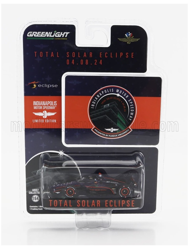 DALLARA - INDYCAR N 0 INDY 500 INDYCAR SERIES TOTAL SOLAR ECLIPSE 2024 - BLACK RED