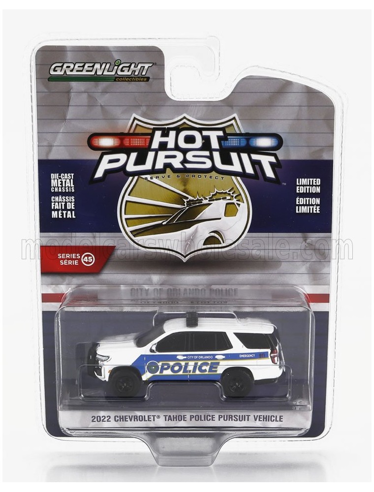 CHEVROLET - TAHOE ORLANDO POLICE 2022 - WHITE BLUE