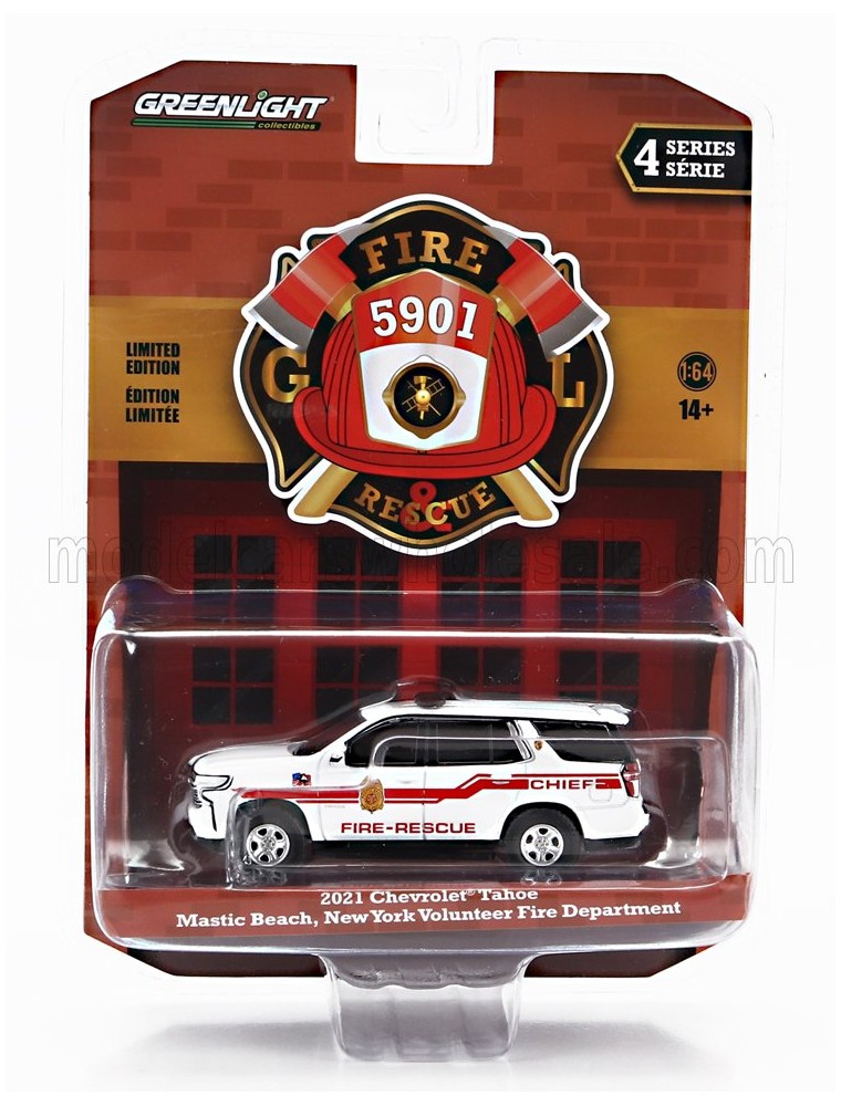 CHEVROLET - TAHOE MASTIC BEACH FIRE ENGINE 2021 - WHITE RED