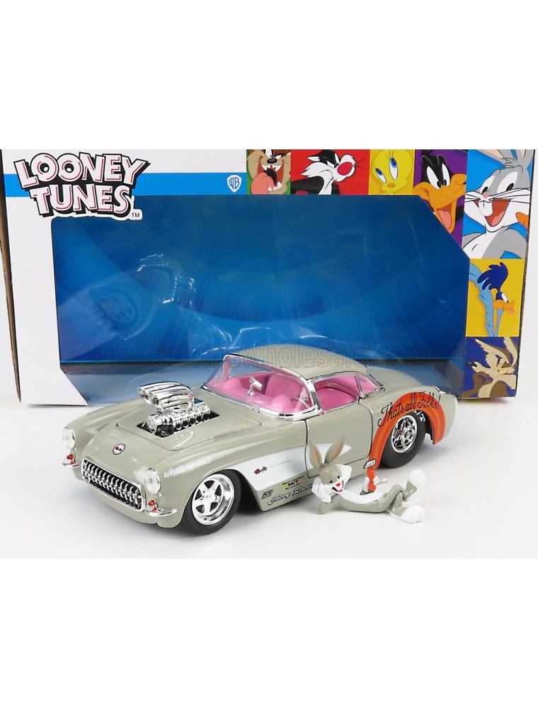 CHEVROLET - CORVETTE 1967 - BUGS BUNNY LOONEY TUNES - GREY WHITE