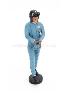 FIGURES - F1  PILOTA AUTOMOBILISTICO GRAHAM HILL - PILOT DRIVER 1964 - 1965 - LIGHT BLUE