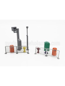 ACCESSORIES - SET TRANSENNE STREET - BARRICADES - SEMAFORO - TRAFFIC-LIGHTS - /